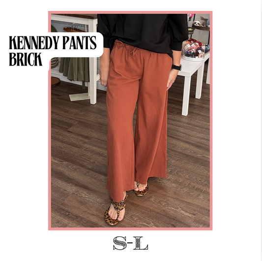 The Kennedy Pants- Brick