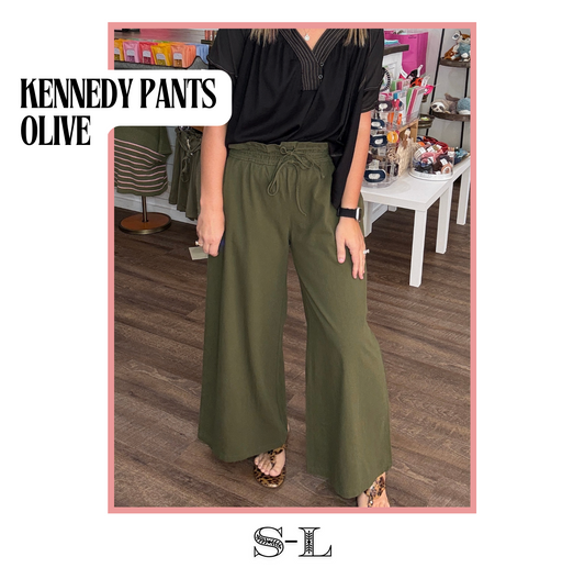 The Kennedy Pants- Olive