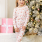 Vintage Santa PJs- Pink