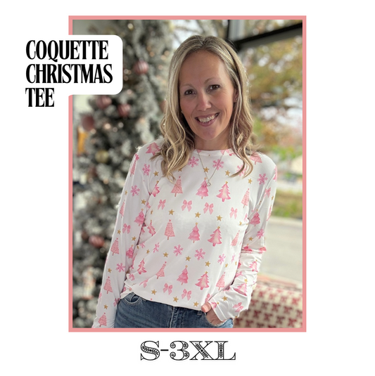 Coquette Christmas Tee