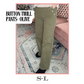 Olive Button Pants