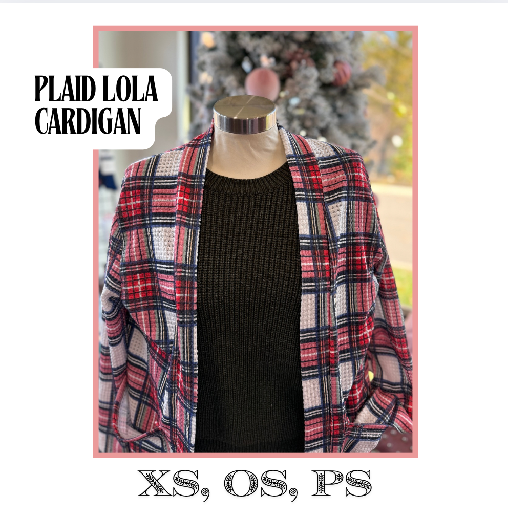 Plaid Lola Cardigan