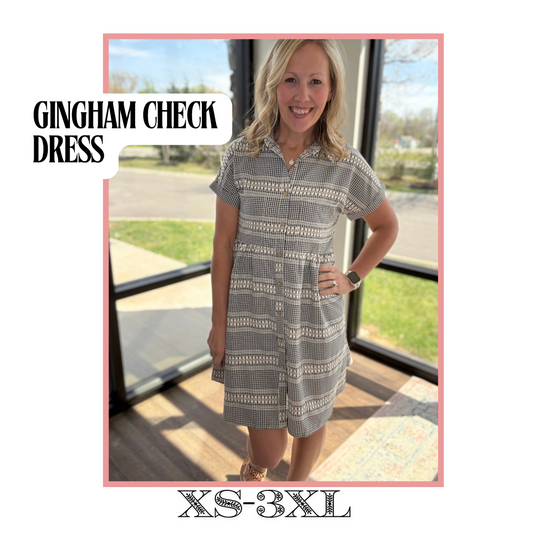 The Gingham Check Dress