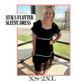Atlas Flutter Sleeve Dress