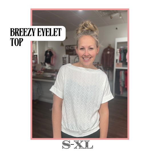 Breezy Eyelet Top