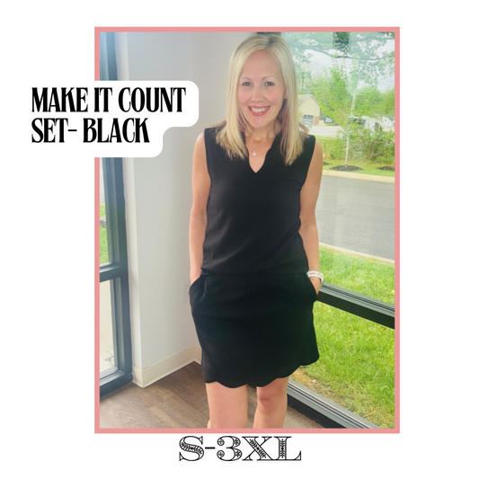 Make it Count Set- Black