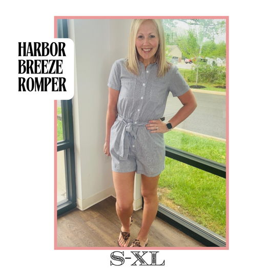 Harbor Breeze Romper (S)