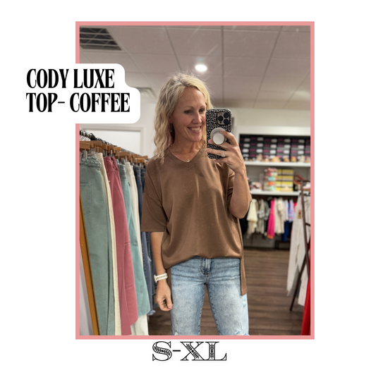 Cody Luxe Tunic- Coffee