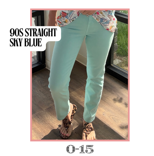 90s Straight Sky Blue