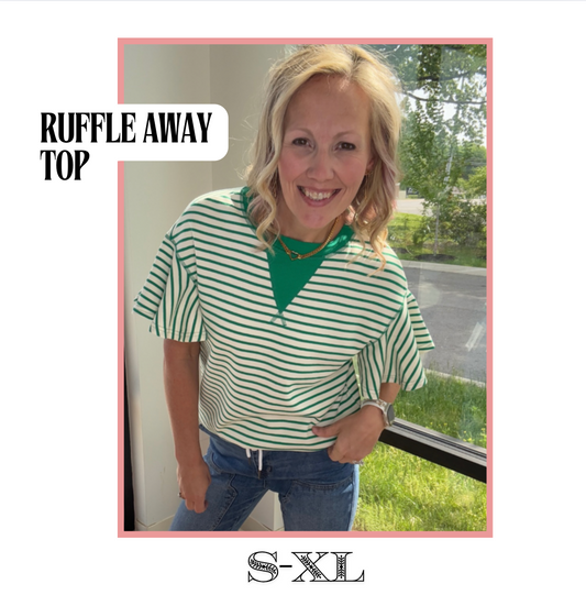 Ruffle Away Top
