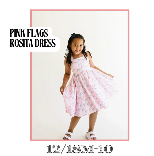 Pink Flags Rosita Dress