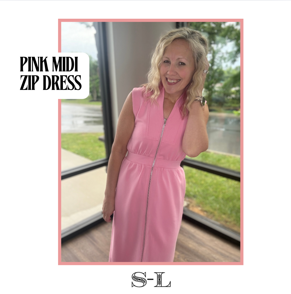 Pink Midi Dress