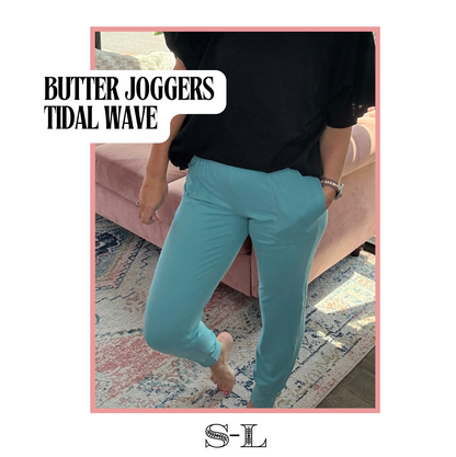 Butter Joggers- Tidal Wave