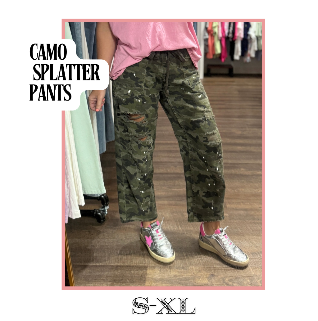 Camo Splatter Pants