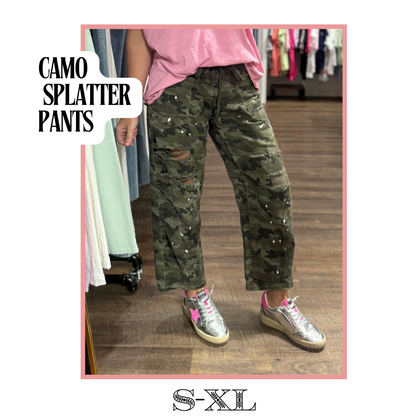 Camo Splatter Pants