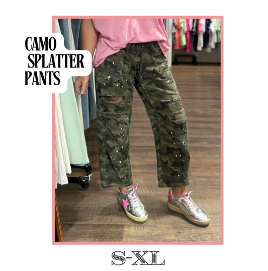 Camo Splatter Pants