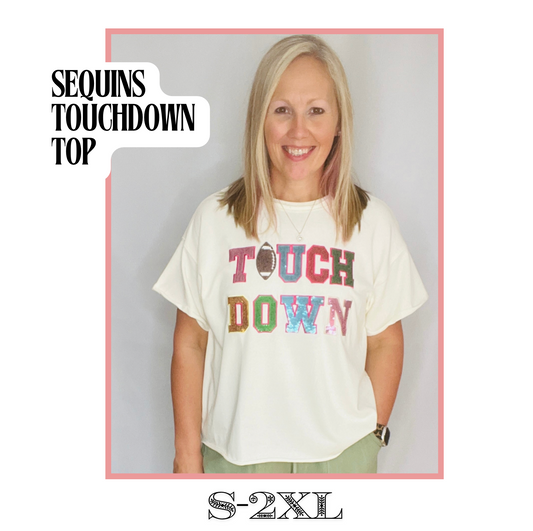 Sequins Touch Down Top