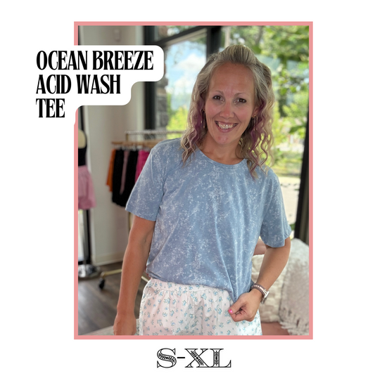 Ocean Breeze - Acid Wash Tee