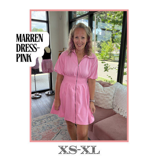 Marren Dress-Pink