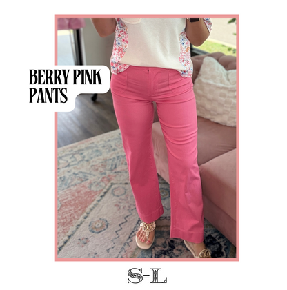 Berry Pink Pants