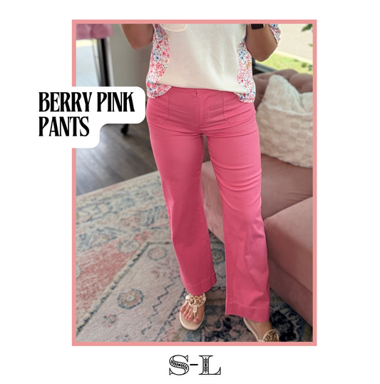 Berry Pink Pants