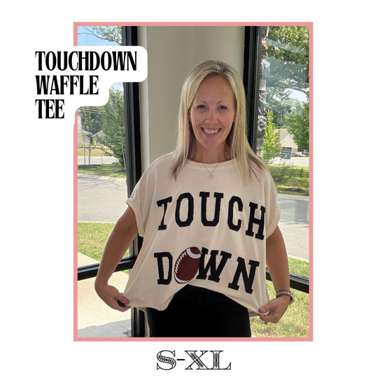 Touchdown Waffle Tee