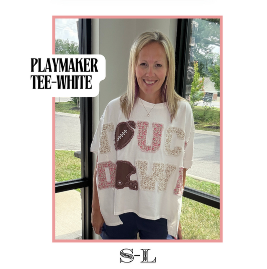 Playmaker Tee- White