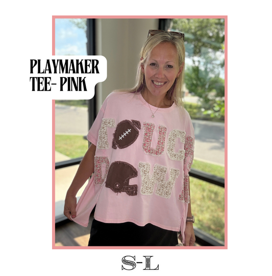 Playmaker Tee- Pink