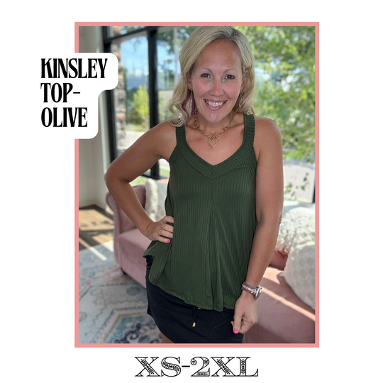 Kinsley Tank- Olive