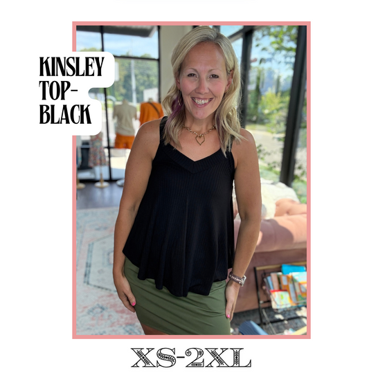 Kinsley Tank- Black