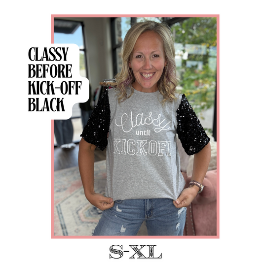 Classy Before Kickoff! Black