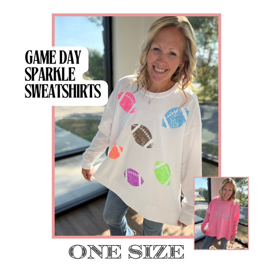 Game Day Sparkle Sweatshirts