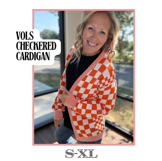 Vols Checkered Cardigan