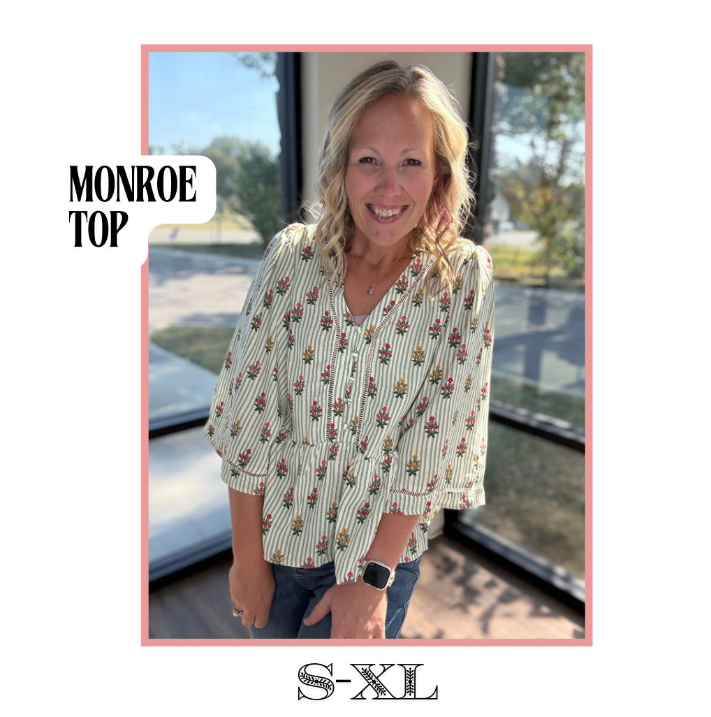 The Monroe Top- Green