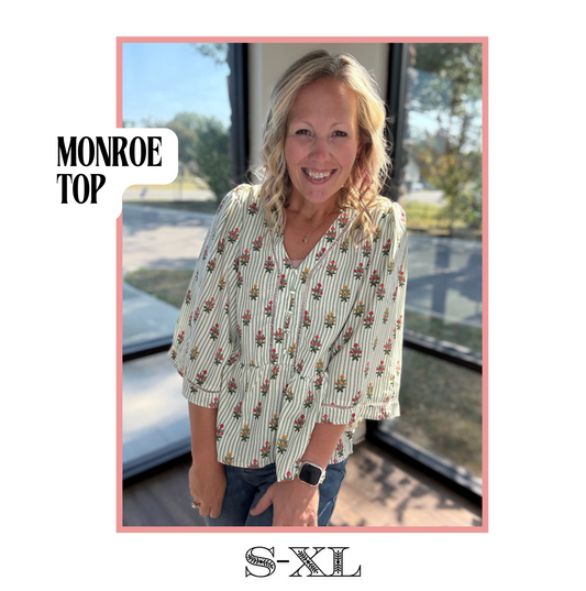 The Monroe Top- Green