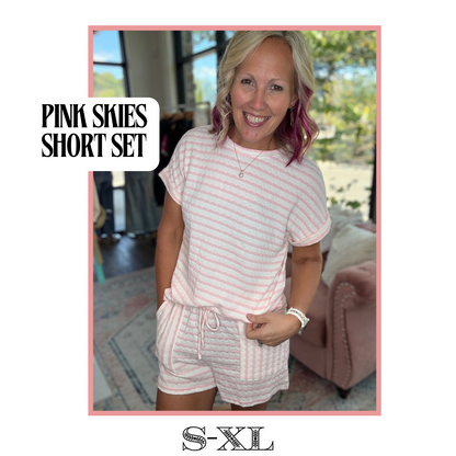 Pink Skies Short Set