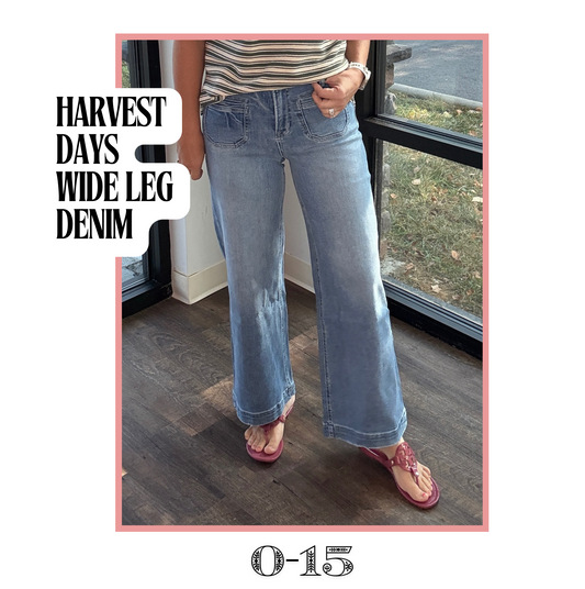 Harvest Days Wide Leg Jean