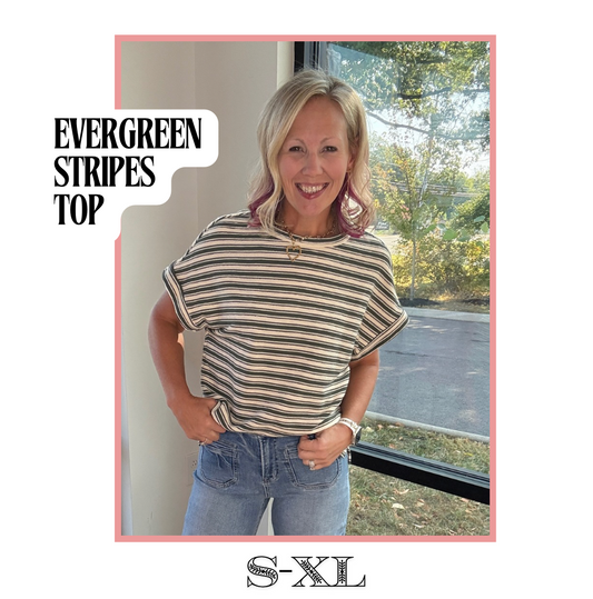 Evergreen Stripes Top