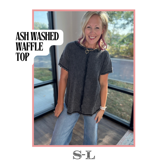 Ash Washed Waffle Top