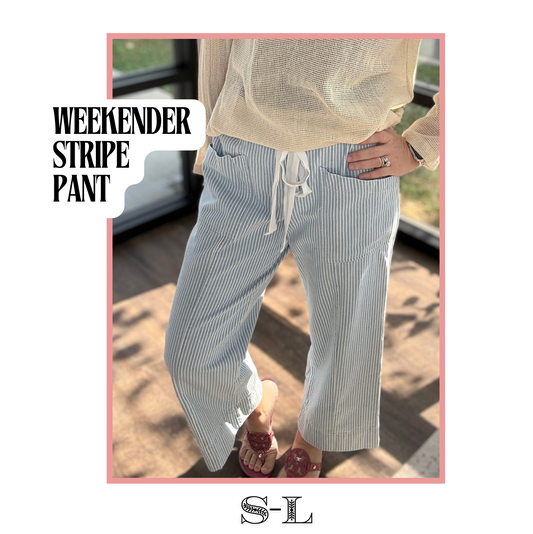 Weekender Stripe Pant