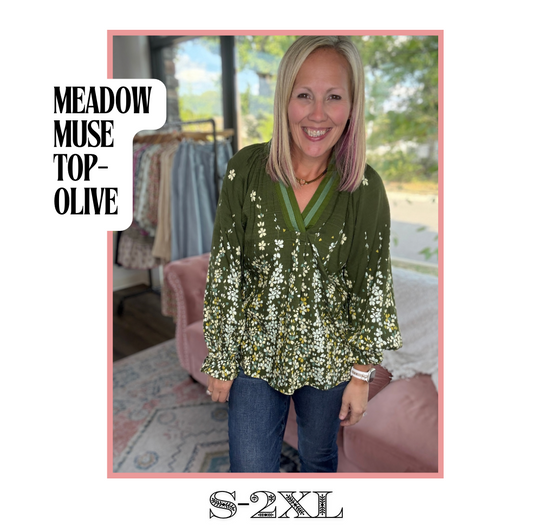 Meadow Muse Top- Olive