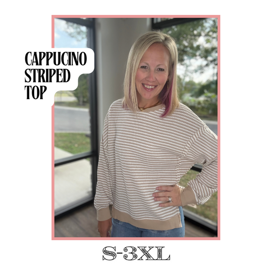 Cappuccino Striped Top