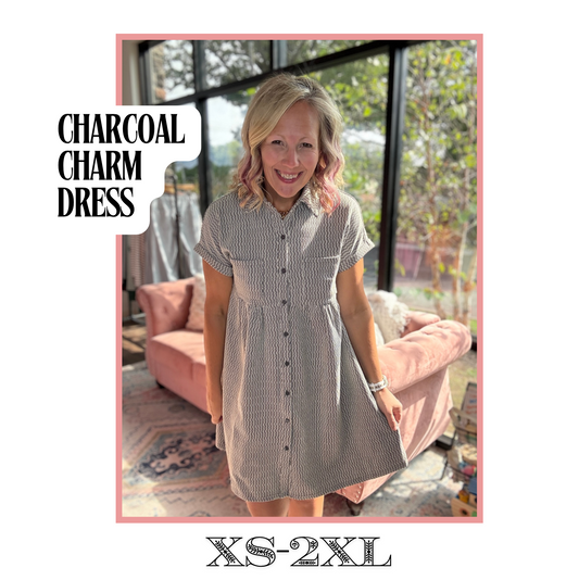 Charcoal Charm Dress
