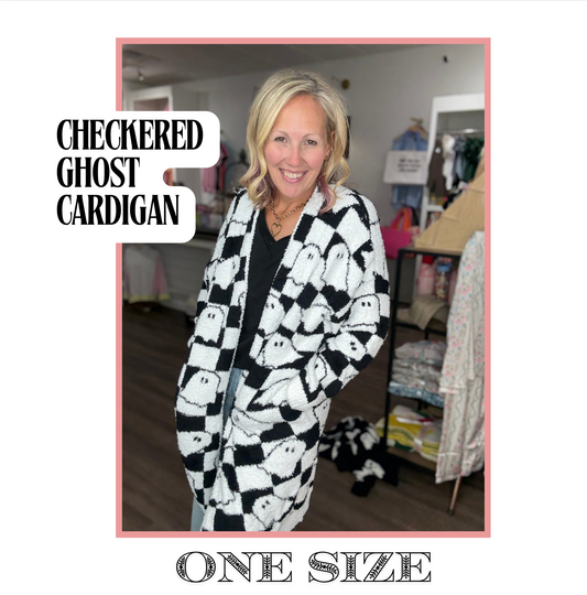 Checkered Ghost Cardigan