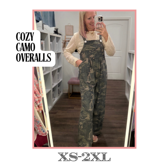 Camo Cozy Overalls