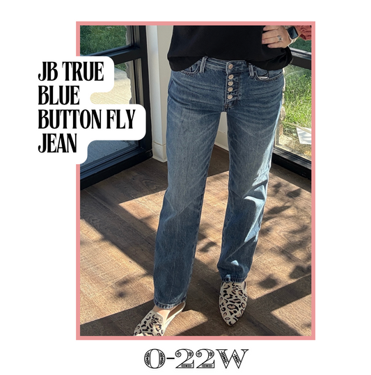 JB True Blue Button Fly