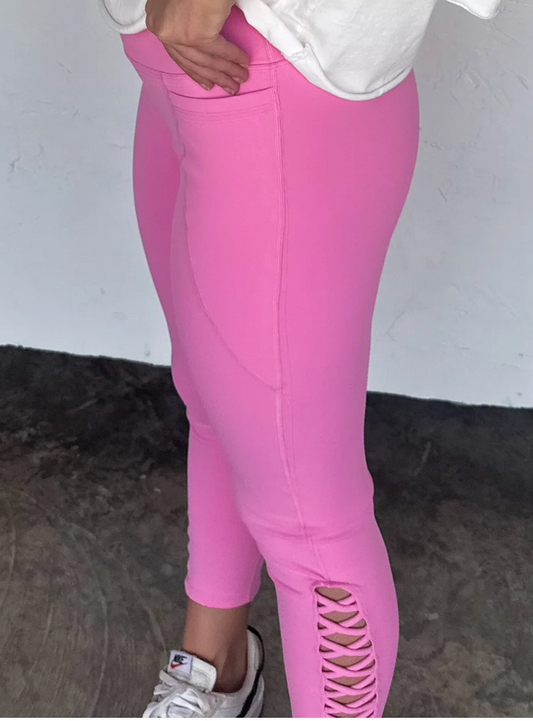 Signature Legging- Pink