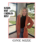Kandis Knit Cardigan- Rust