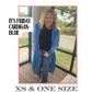 It's Friday Cardi- Blue