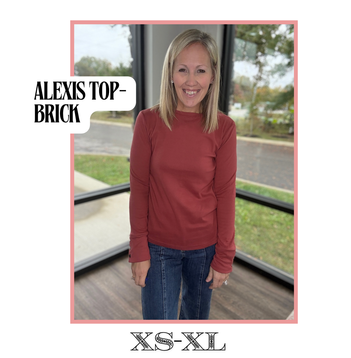 Alexis Top- Brick